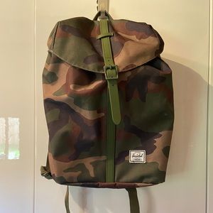 Herschel Camouflage Backpack w/ Laptop Sleeve